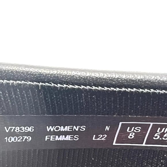 8N 8 NARROW WIDTH Rockport Total Motion Kalila Black Leather Pumps Heels Shoes - Picture 15 of 15